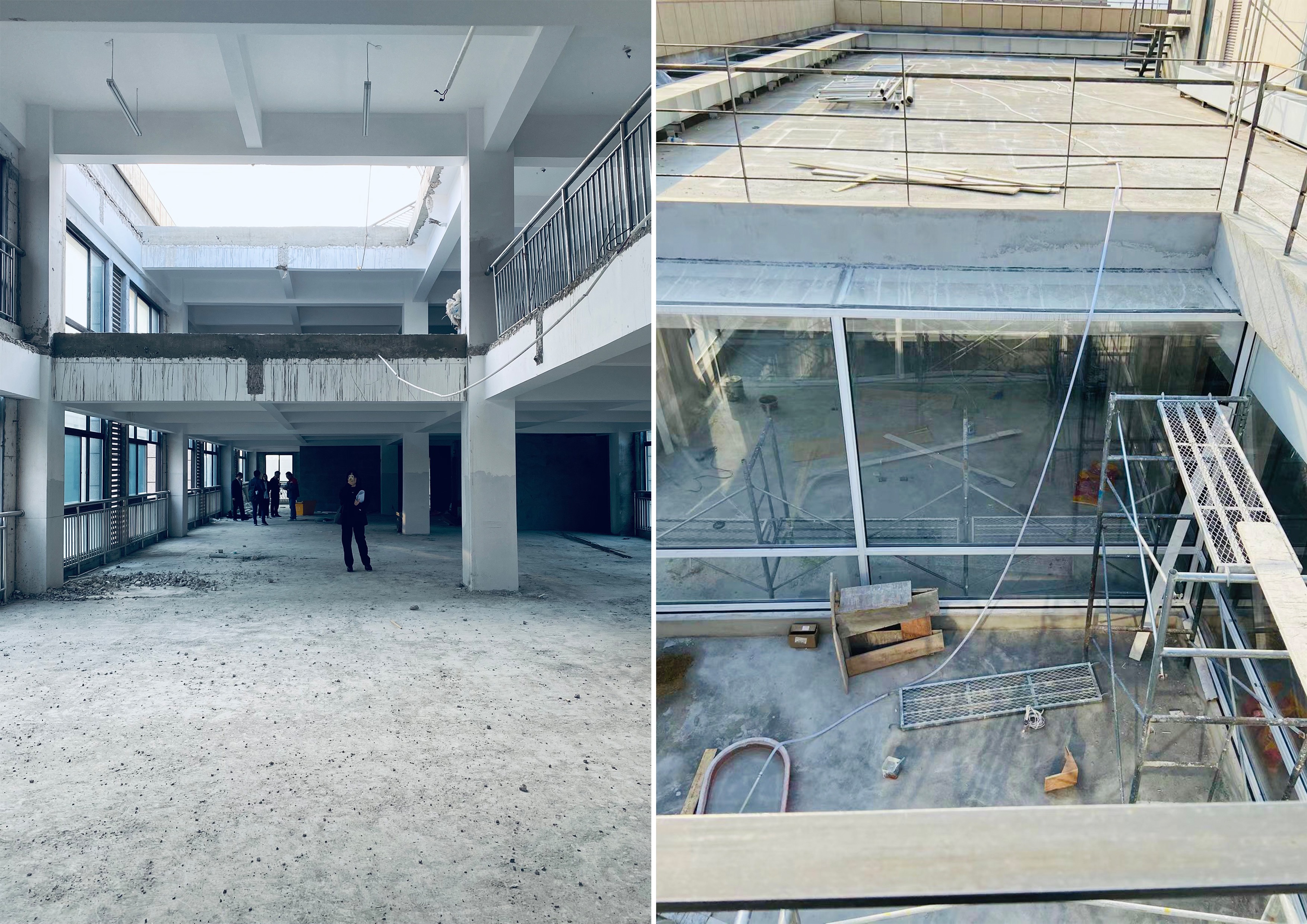 4-06 工地 樓板和屋面拆除后  Work Site, demolishing floor and roof ?柯笠建筑 Atelier LI.jpeg